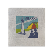 Biloxi, Mississippi lighthouse needlepoint canvas